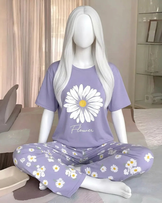 Soft & Comfortable Floral Nightwear Set