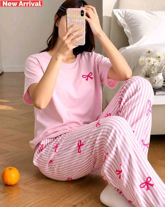 Pink Ribbon Dream PJ Set