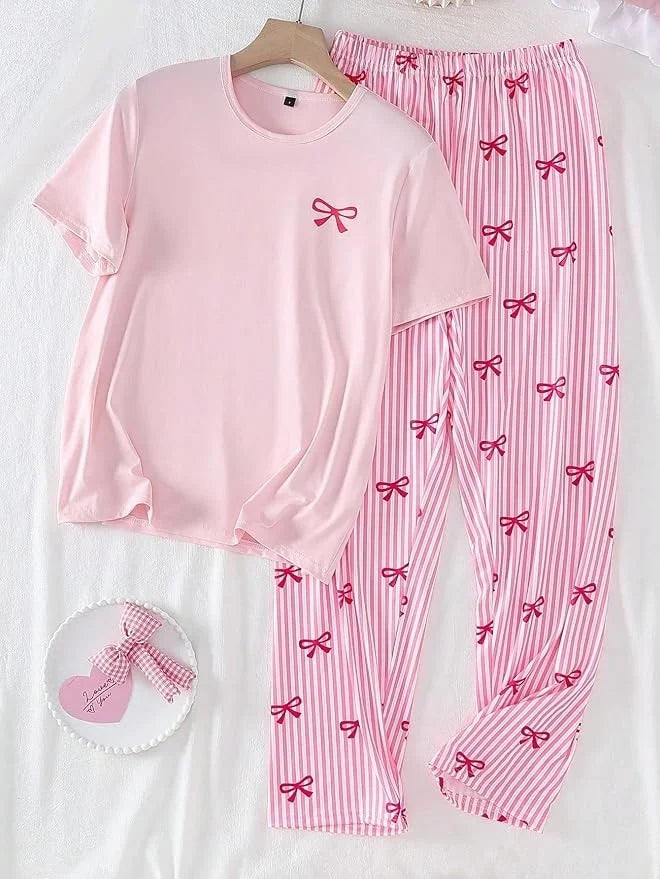 Pink Ribbon Dream PJ Set